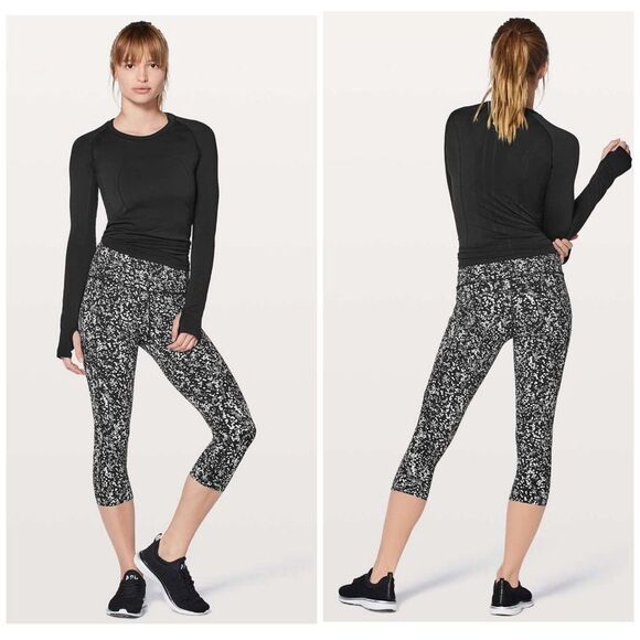 Lululemon Size 2 Crop II Nulux Black Cropped Leggings - Picture 1 of 11